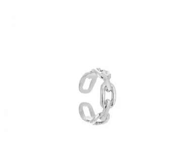 Ring mit Gliedern Silber